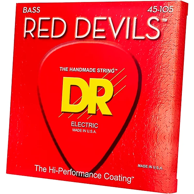 DR Strings Red Devils Medium 4-String Bass Strings