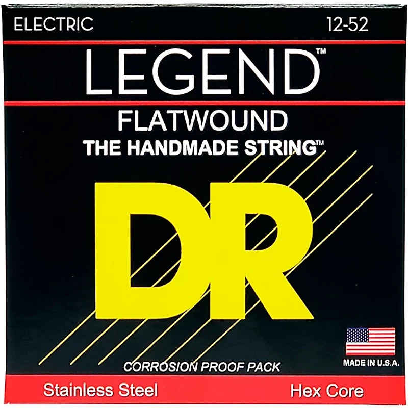 DR Strings Legend Light Flatwound Electric Guitar Strings