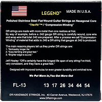 DR Strings Legend Medium Flatwound Electric Guitar Strings