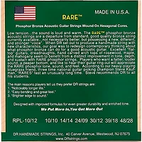 DR Strings Rare Phosphor Bronze Lite 12-String Acoustic Guitar Strings