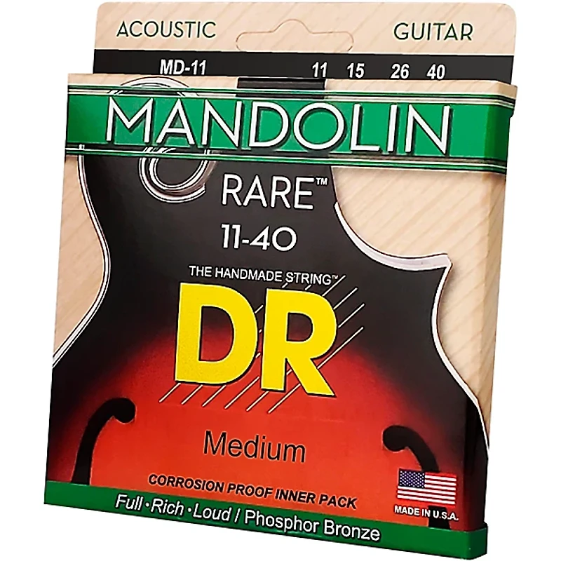DR Strings Phosphor Bronze Medium Mandolin Strings
