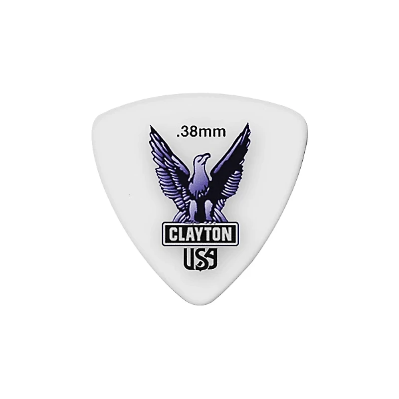 Clayton Acetal Rounded Triangle Guitar Picks