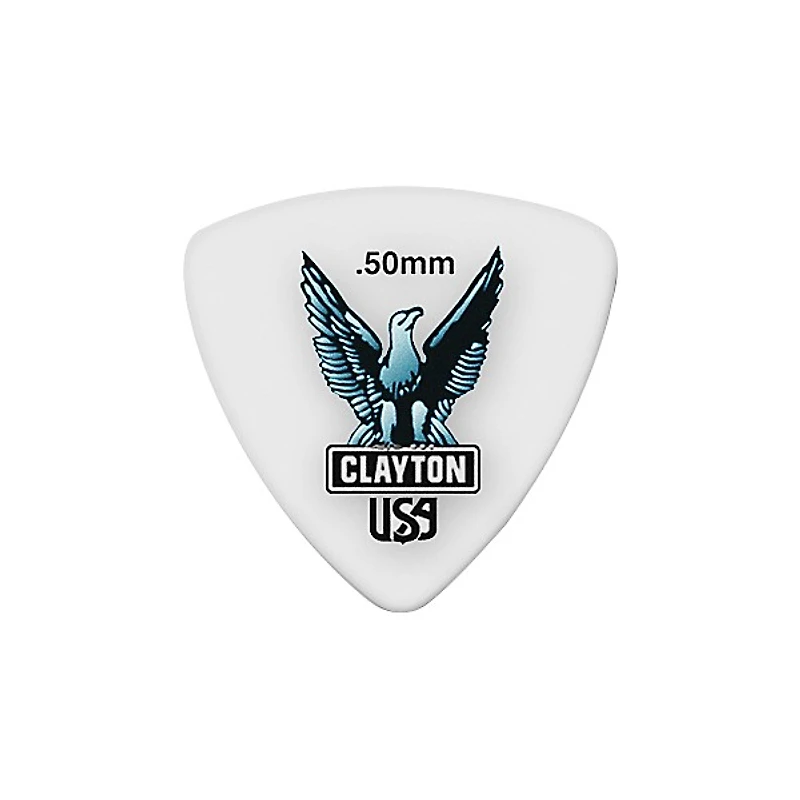 Clayton Acetal Rounded Triangle Guitar Picks