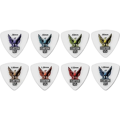 Clayton Acetal Rounded Triangle Guitar Picks