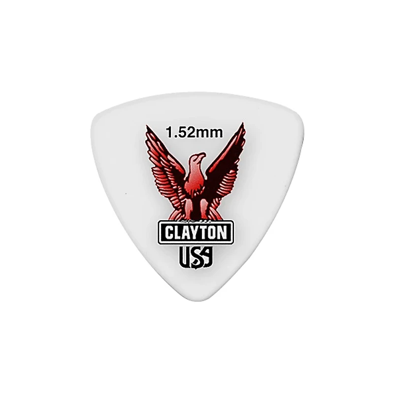 Clayton Acetal Rounded Triangle Guitar Picks