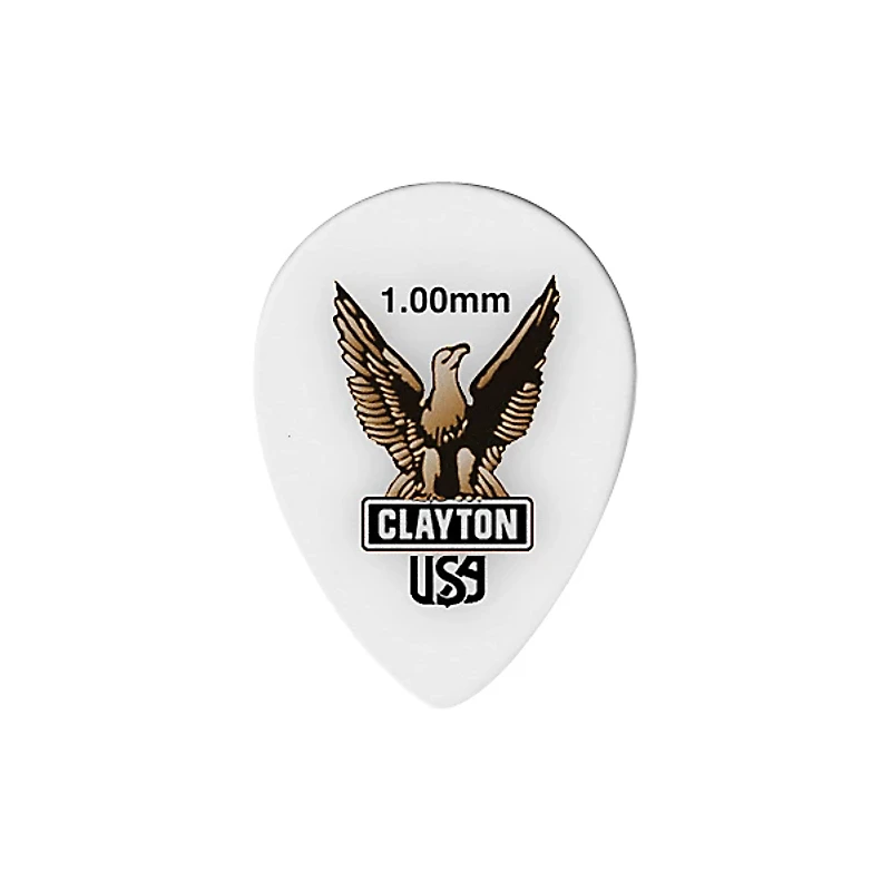 Clayton Acetal Small Teardrop Guitar Picks