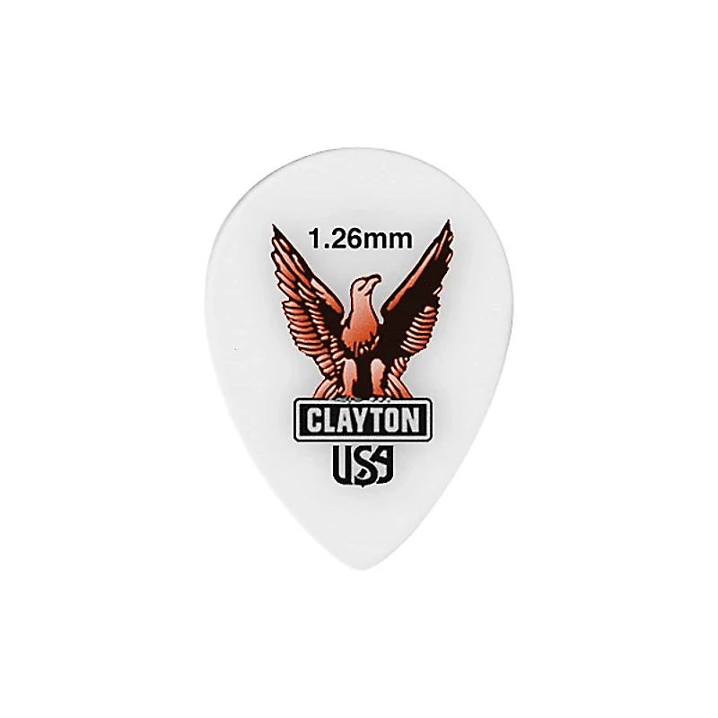 Clayton Acetal Small Teardrop Guitar Picks
