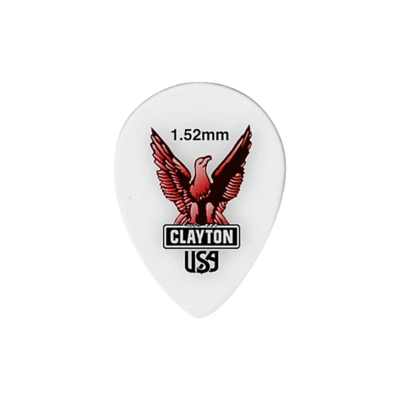 Clayton Acetal Small Teardrop Guitar Picks
