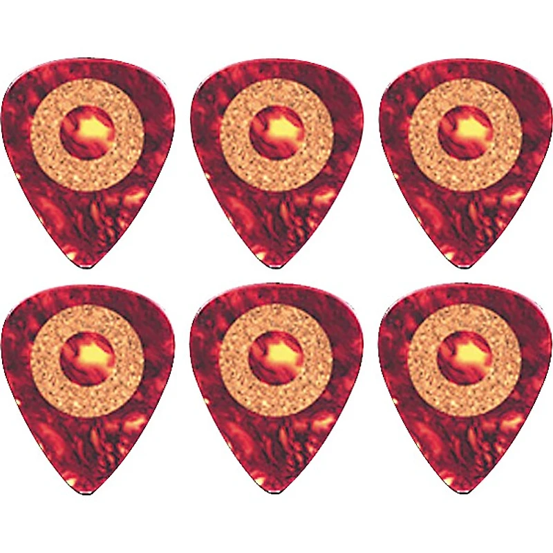 Clayton Cork Grip Standard Guitar Pick 6 Pack