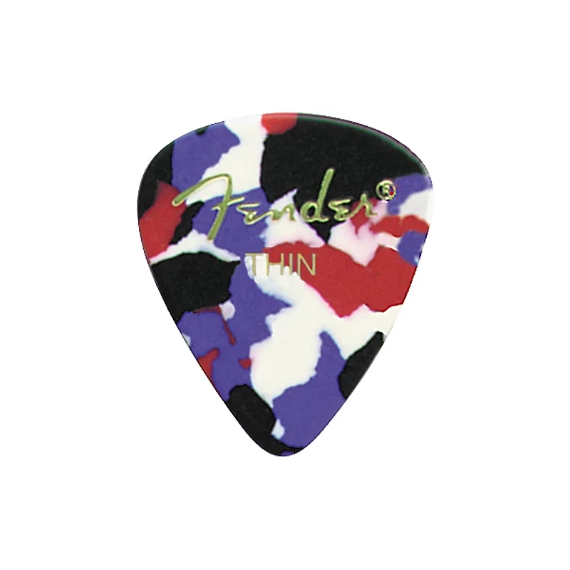Fender Classic Celluloid Confetti Guitar Pick 12-Pack