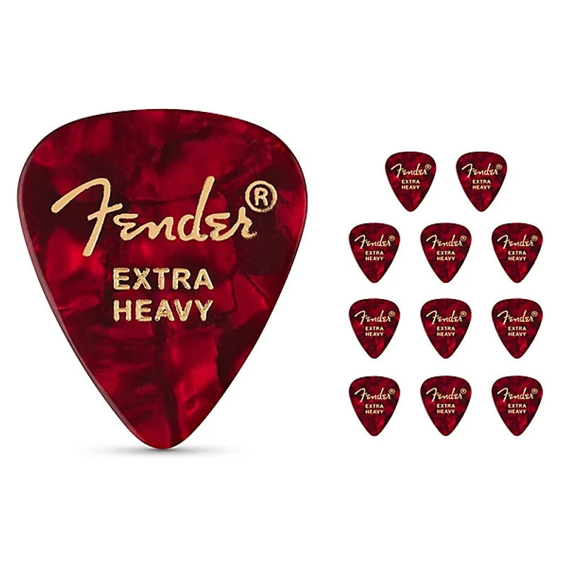 Fender 351 Premium Celluloid Guitar Picks 12-Pack