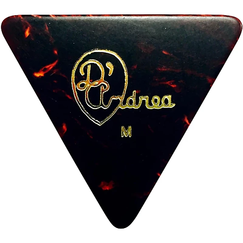 D'Andrea 355 Triangle Celluloid Guitar Picks One Dozen