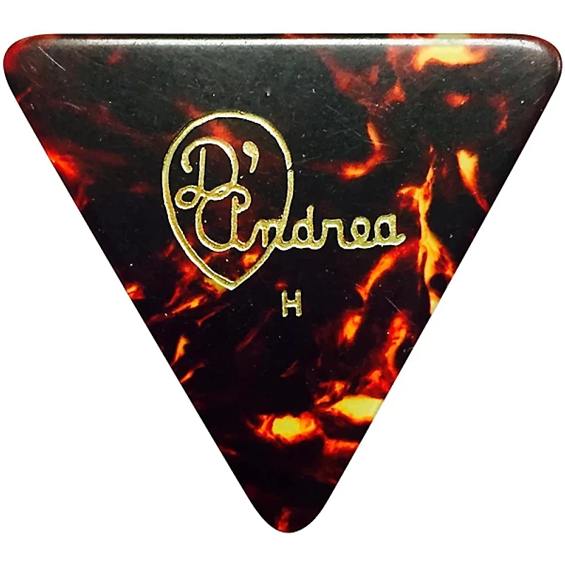 D'Andrea 355 Triangle Celluloid Guitar Picks One Dozen
