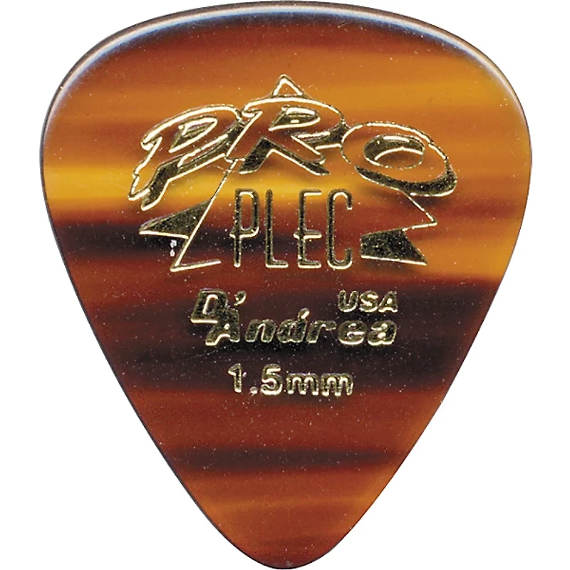 D'Andrea Pro Plec Standard 351 Guitar Picks - One Dozen Shell 1.5 mm