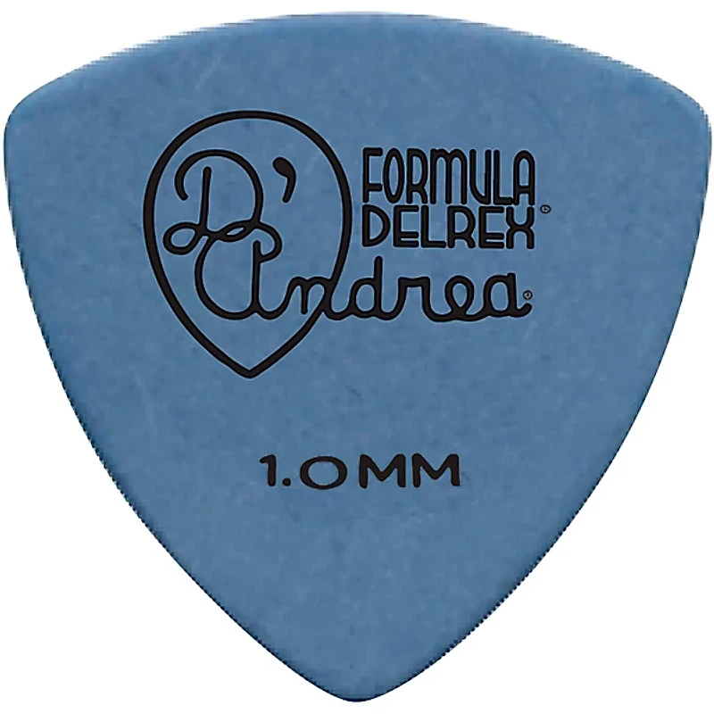 D'Andrea 346 Guitar Picks Rounded Triangle Delrex Delrin