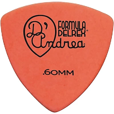 D'Andrea 346 Guitar Picks Rounded Triangle Delrex Delrin - One Dozen