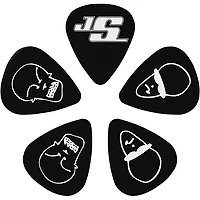 D'Addario Joe Satriani Signature Guitar Picks 10-Pack Black Medium