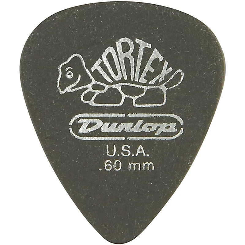 Dunlop Tortex Pitch Black Standard Guitar Picks 1 Dozen