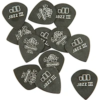 Dunlop Tortex Pitch Black Jazz Guitar Picks 1 Dozen