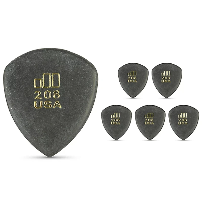 Dunlop JD JazzTone 208 Guitar Picks 6-Pack
