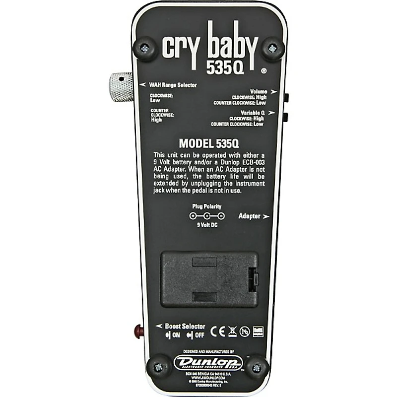 Dunlop Cry Baby 535Q Multi-Wah Pedal