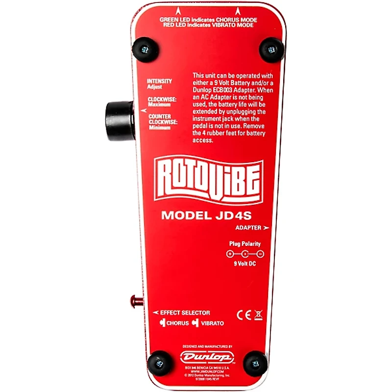 Dunlop JD-4S Rotovibe Expression Pedal