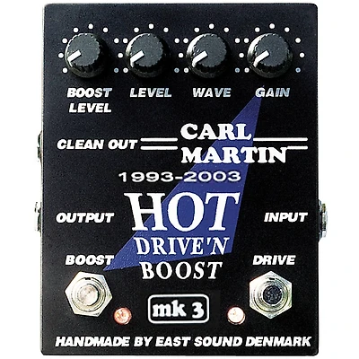 Carl Martin Hot Drive 'N Boost mk 3 Pedal