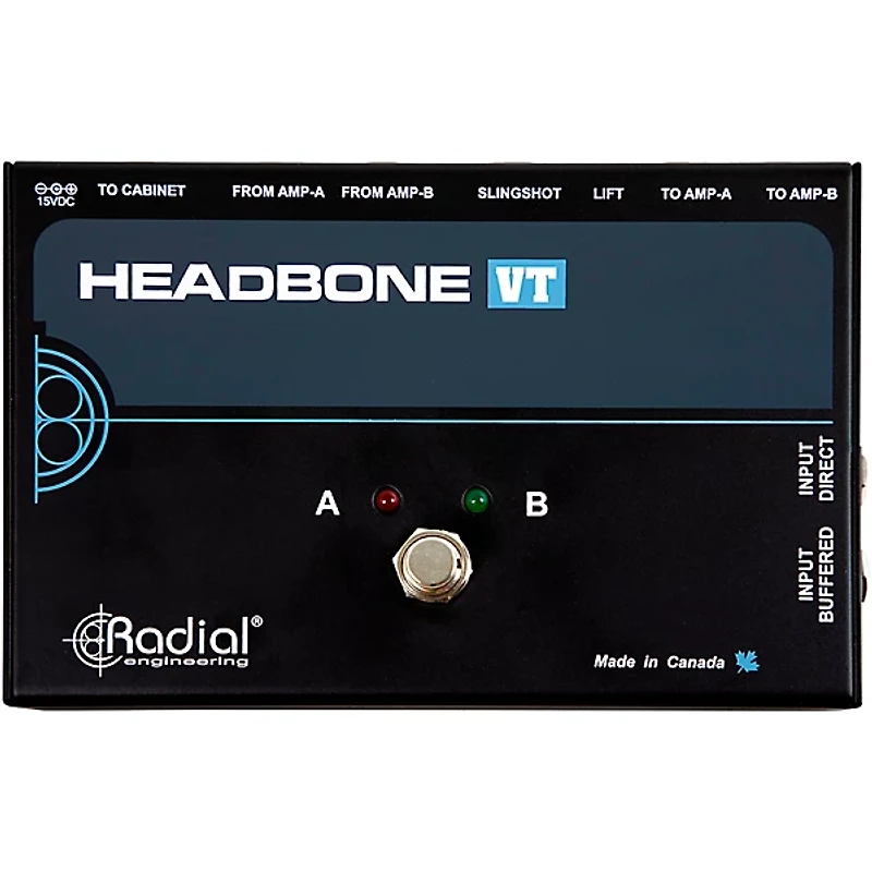 Radial Engineering Headbone VT Amp Head Switcher for Tube Amps