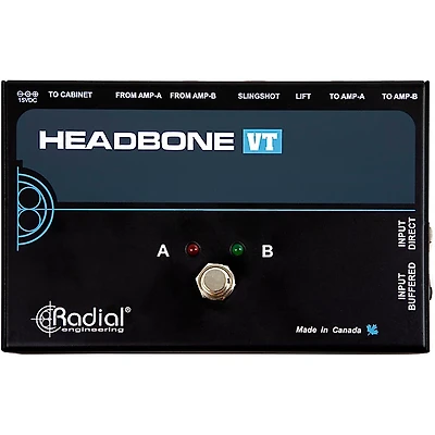 Radial Engineering Headbone VT Amp Head Switcher for Tube Amps