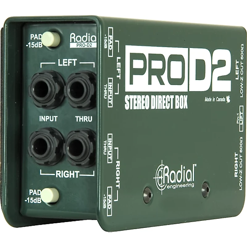 Radial Engineering ProD2 Passive Stereo Direct Box