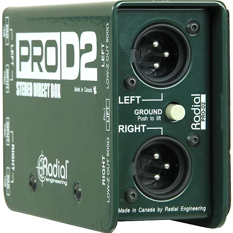 Radial Engineering ProD2 Passive Stereo Direct Box