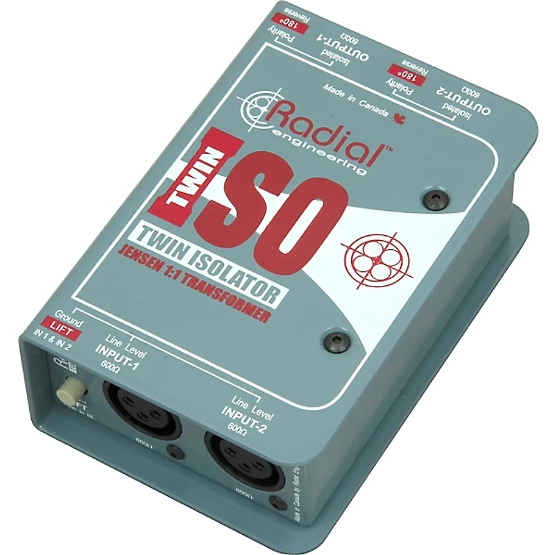 Radial Engineering TWIN ISO Passive Line-Level Isolator