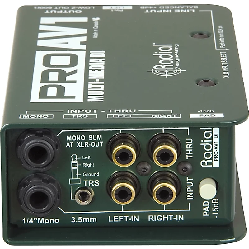 Radial Engineering ProAV1 Single-Channel Direct Box