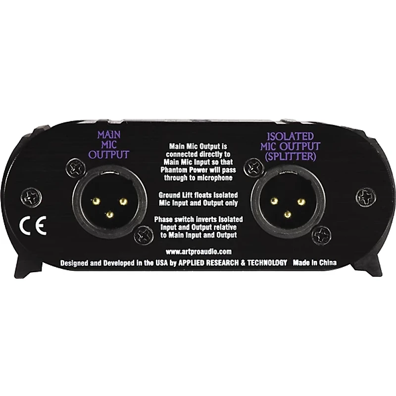 ART SplitCom Pro 2 Way Mic Splitter / Combiner