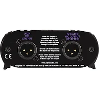 ART SplitCom Pro 2 Way Mic Splitter / Combiner