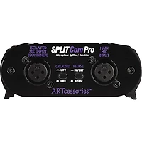 ART SplitCom Pro 2 Way Mic Splitter / Combiner