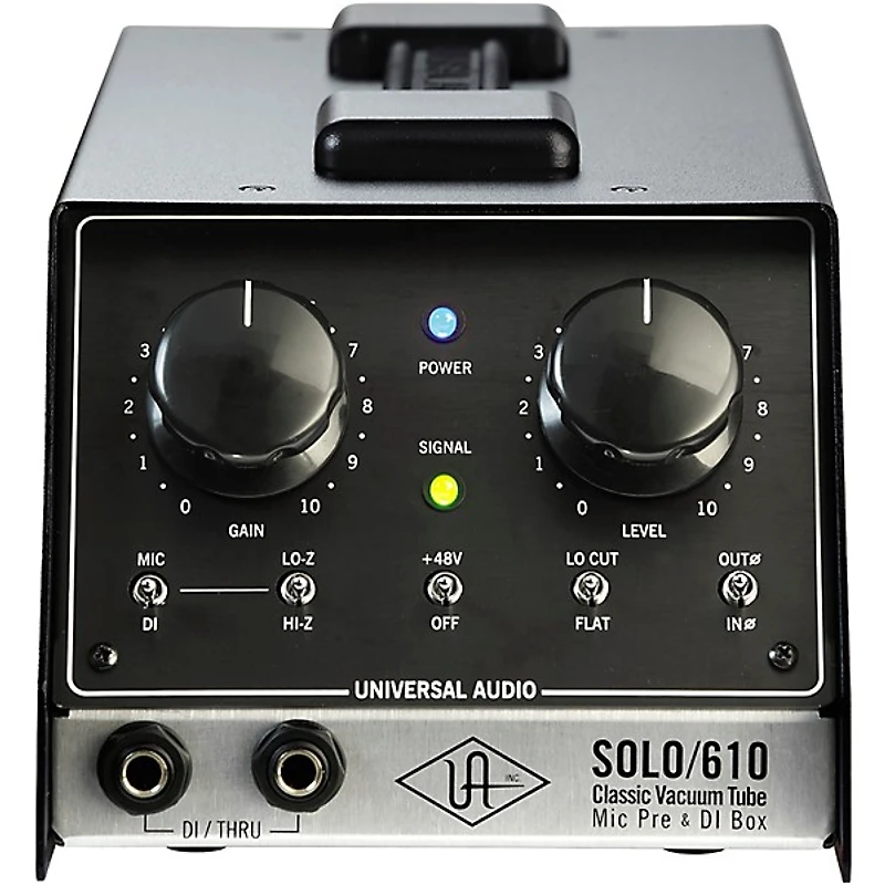 Universal Audio UA-S610 SOLO/610 Classic Vacuum Tube Microphone Preamp and D.I. Box