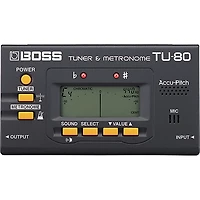 BOSS TU-80 Guitar Tuner & Metronome