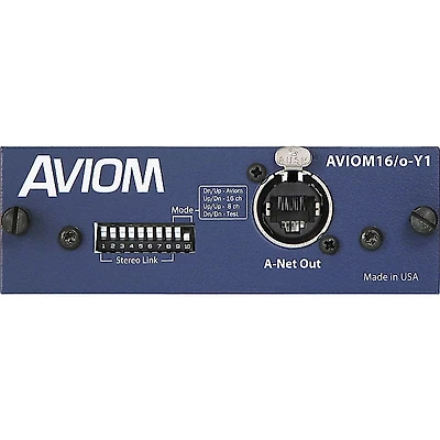 Aviom AVIOM16/o-Y1 Card for Yamaha Digital Mixers Aviom Blue