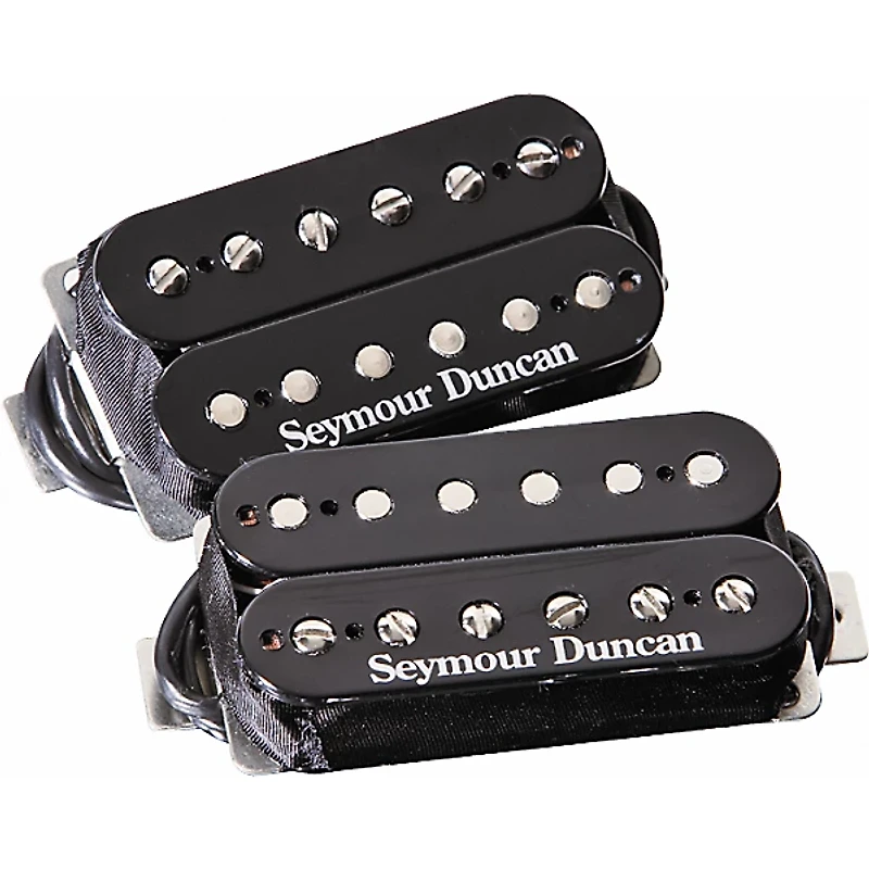 Seymour Duncan Hot Rodded SH-4/SH-2 Humbucker Pickup Set, Black Black