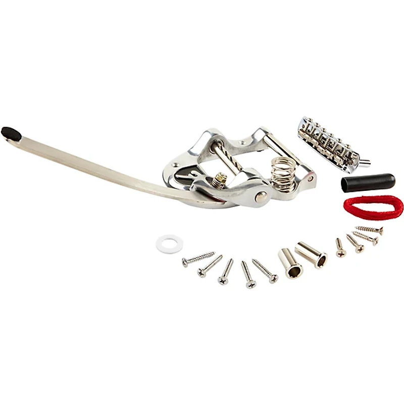 Bigsby B5 Fender Vibrato Kit - Original Fender Logo For Telecaster Guitars Chrome