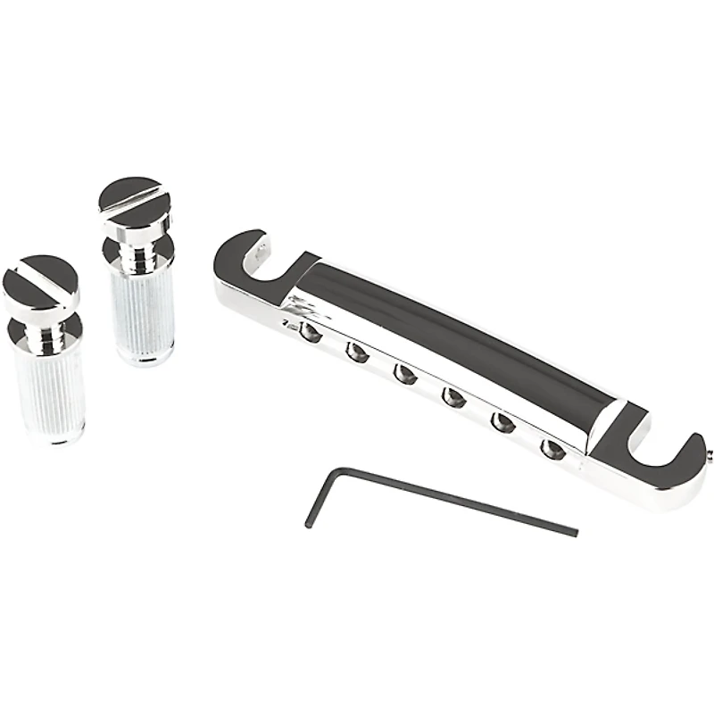 TonePros T1ZSA Aluminum Featherweight Locking Tailpiece Nickel