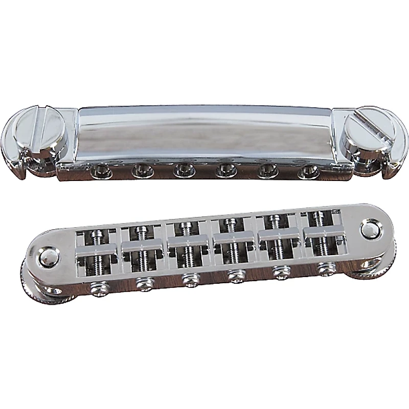 TonePros Standard Locking Tune-o-matic/Tailpiece Set (small posts/notched saddles