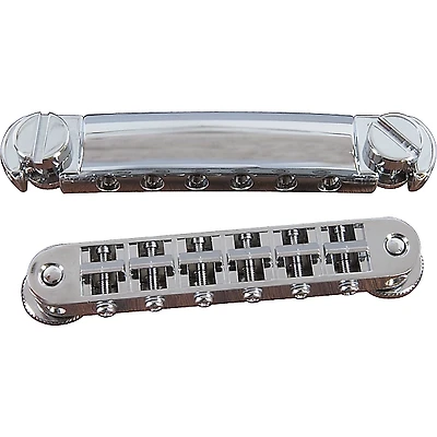 TonePros Standard Locking Tune-o-matic/Tailpiece Set (small posts/notched saddles