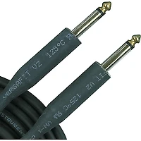 Musician's Gear Standard 1/4" Straight Instrument Cable Black 10 ft.