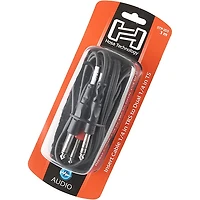 Hosa STP-203 Stereo 1/4" Phone to 2 - Mono 1/4" Phone Insert Cable