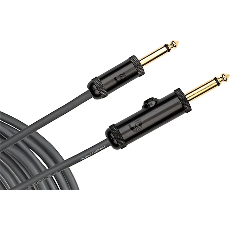 D'Addario PW-AG Circuit Breaker 1/4" Straight Instrument Cable