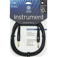 D'Addario Gold-Plated 1/4" Straight Instrument Cable
