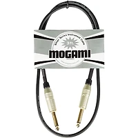 Mogami Silver 1/4" Straight Instrument Cable -