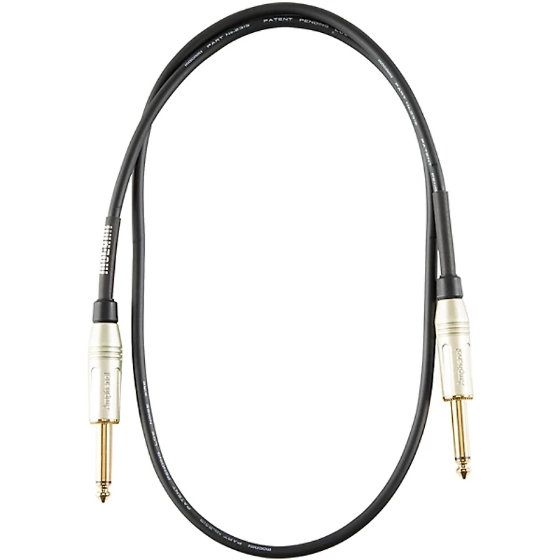 Mogami Silver 1/4" Straight Instrument Cable -